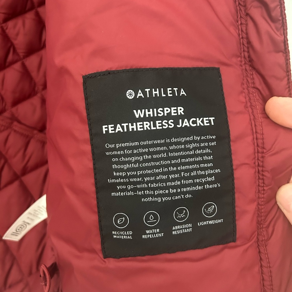 Athleta Whisper Featherless Jacket - image 3